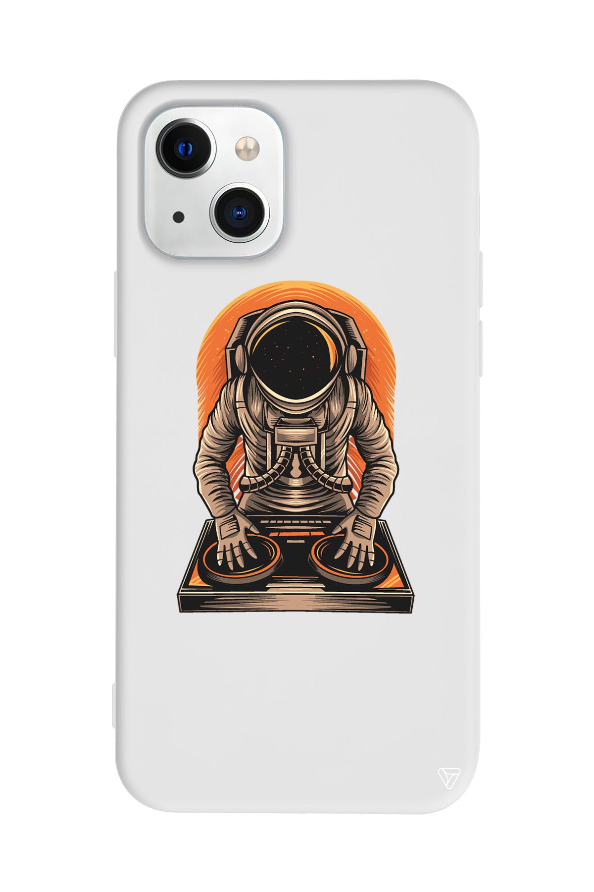 DJ Astronot Lansman Model İçi Kadife Silikon Telefon Kılıfı – Plus Serisine Özel