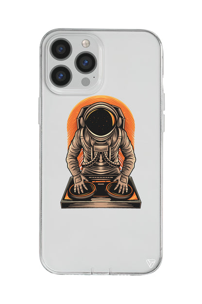 DJ Astronot Lansman Model İçi Kadife Silikon Telefon Kılıfı