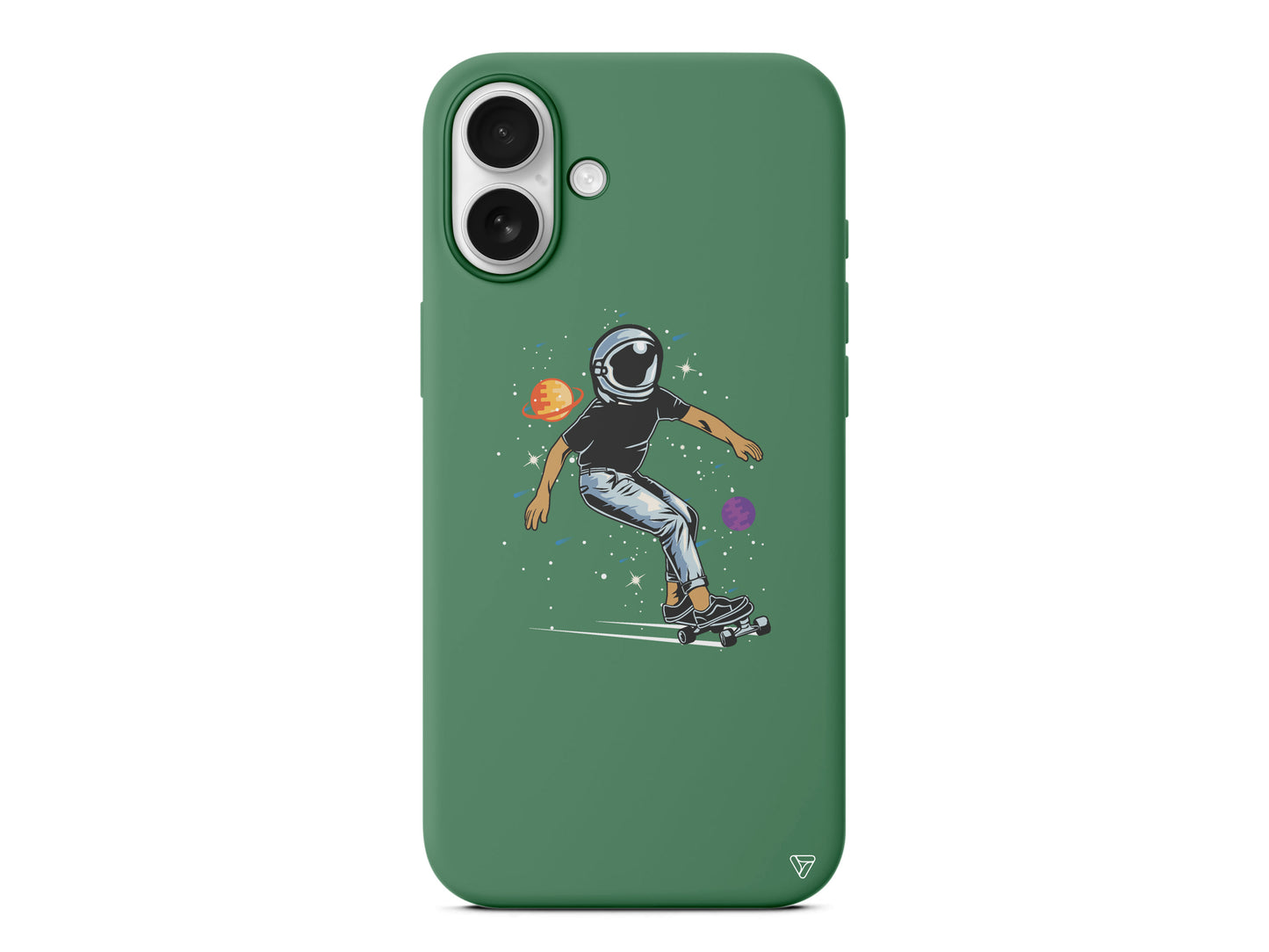 Kraterde Kaykay Lansman Model İçi Kadife Silikon Telefon Kılıfı – Plus Serisine Özel