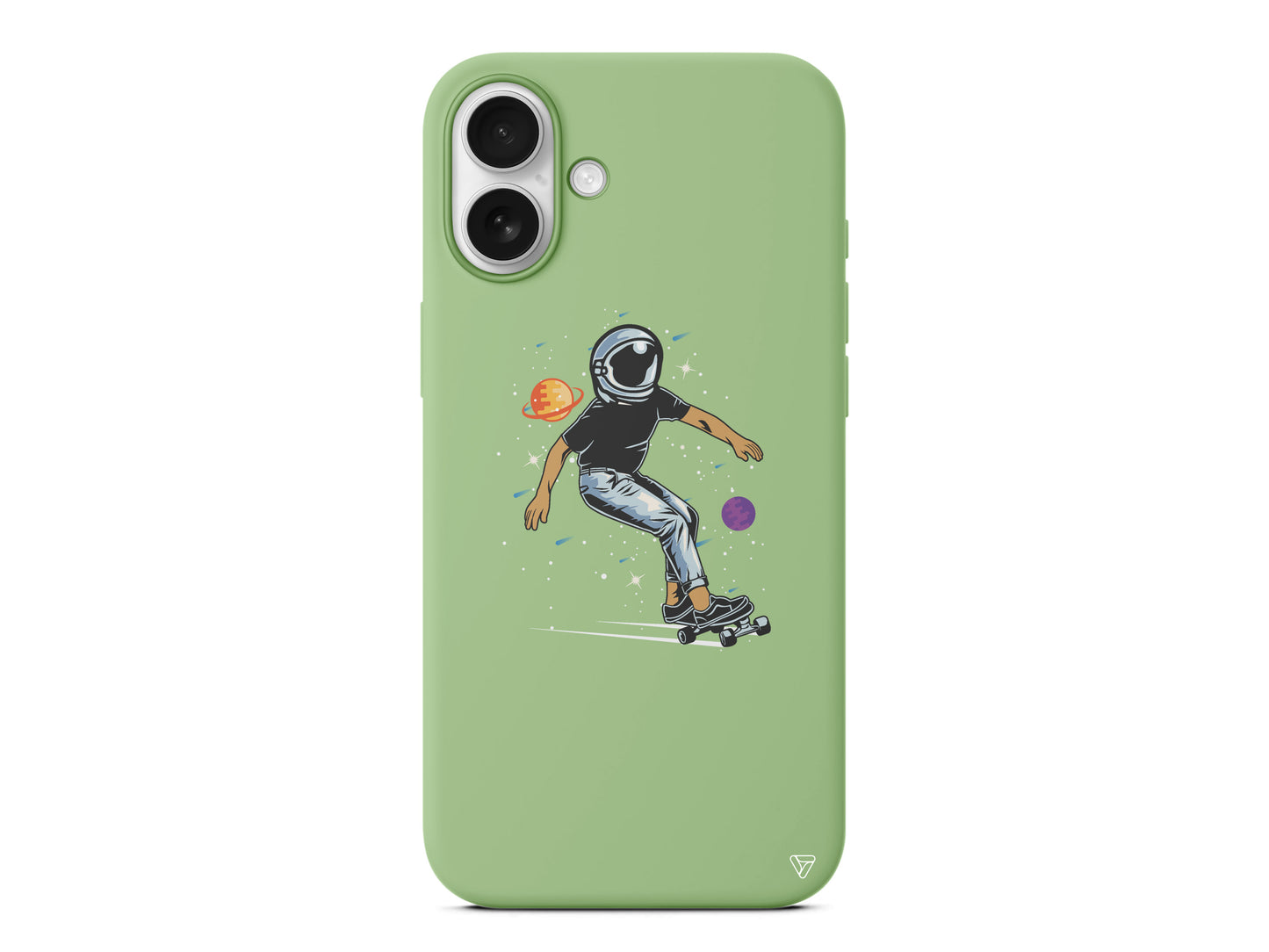 Kraterde Kaykay Lansman Model İçi Kadife Silikon Telefon Kılıfı – Plus Serisine Özel