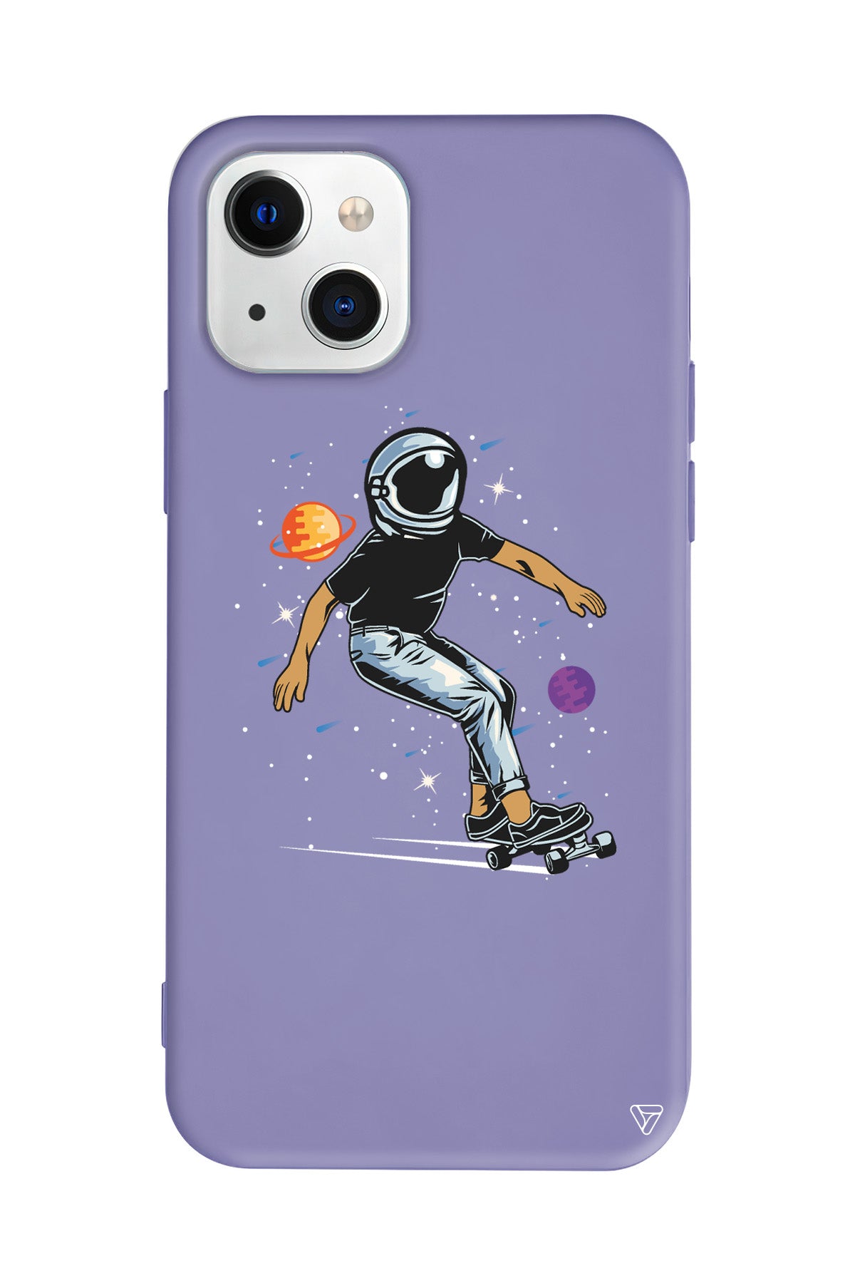 Kraterde Kaykay Lansman Model İçi Kadife Silikon Telefon Kılıfı – Plus Serisine Özel