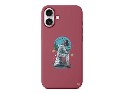 Forever Alone Lansman Model İçi Kadife Silikon Telefon Kılıfı