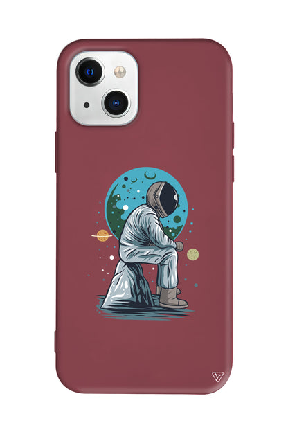 Forever Alone Lansman Model İçi Kadife Silikon Telefon Kılıfı