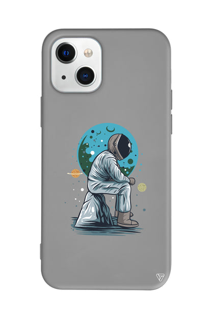 Forever Alone Lansman Model İçi Kadife Silikon Telefon Kılıfı