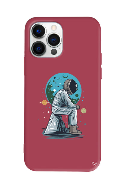 Forever Alone Lansman Model İçi Kadife Silikon Telefon Kılıfı