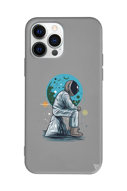 Forever Alone Lansman Model İçi Kadife Silikon Telefon Kılıfı