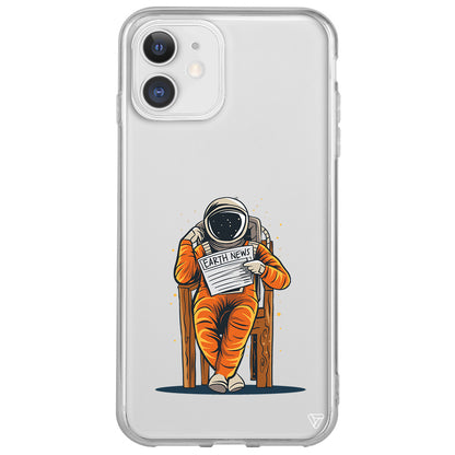 Earth News Lansman Model İçi Kadife Silikon Telefon Kılıfı