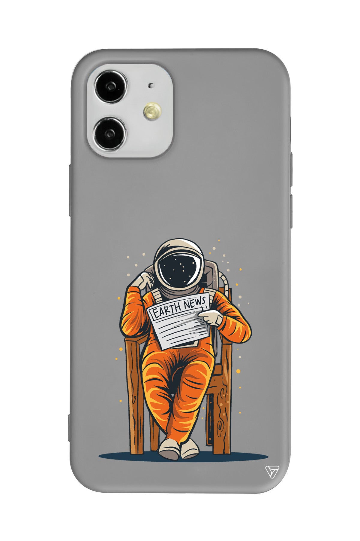 Earth News Lansman Model İçi Kadife Silikon Telefon Kılıfı