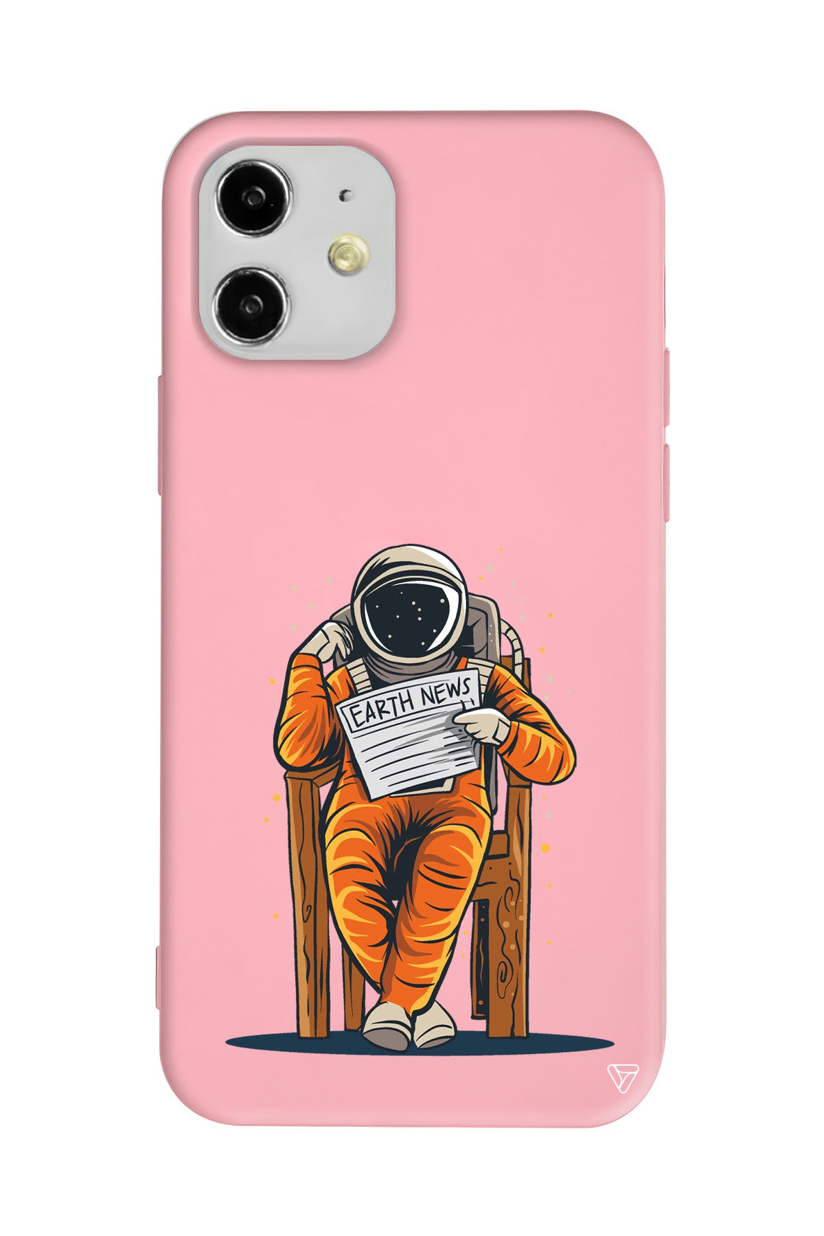 Earth News Lansman Model İçi Kadife Silikon Telefon Kılıfı