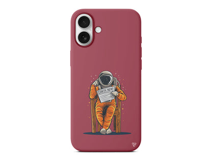 Earth News Lansman Model İçi Kadife Silikon Telefon Kılıfı