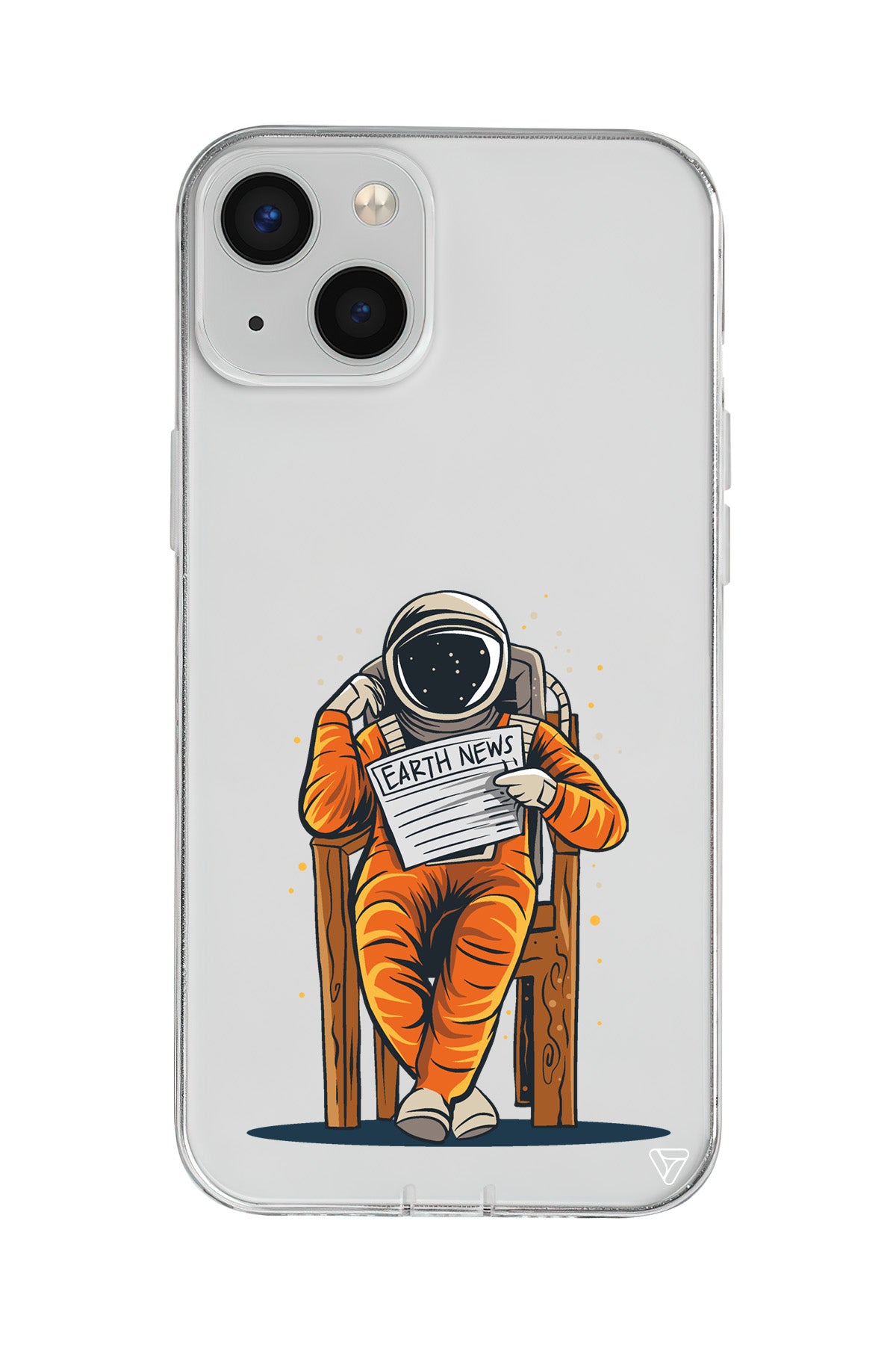 Earth News Lansman Model İçi Kadife Silikon Telefon Kılıfı