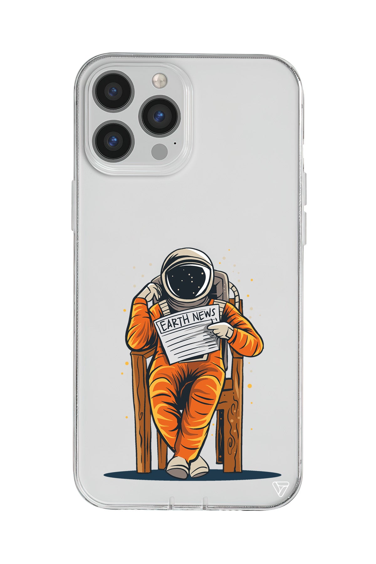 Earth News Lansman Model İçi Kadife Silikon Telefon Kılıfı