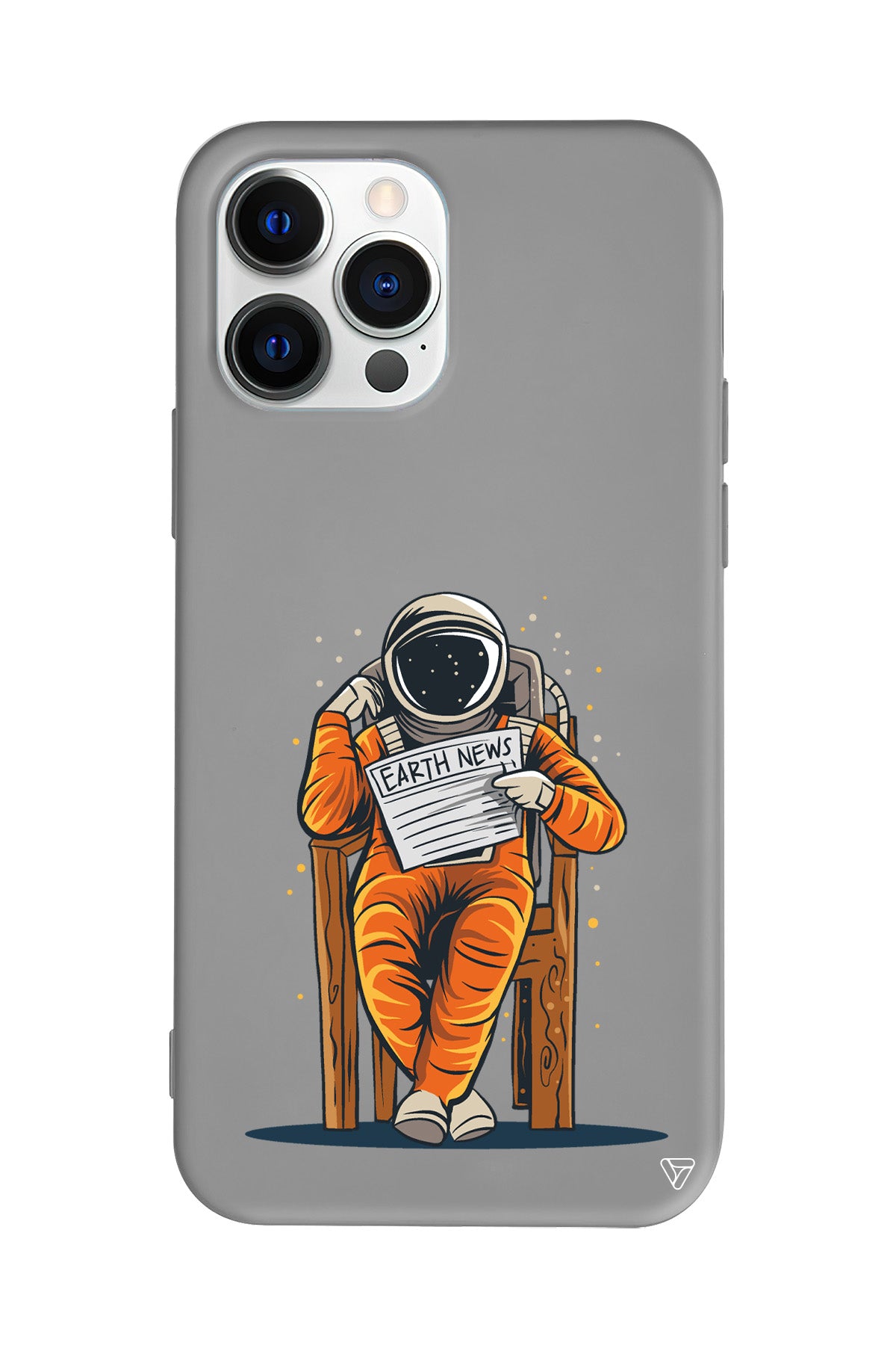 Earth News Lansman Model İçi Kadife Silikon Telefon Kılıfı