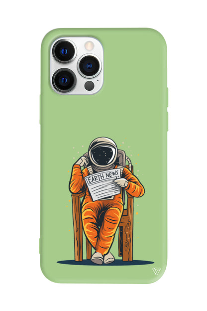 Earth News Lansman Model İçi Kadife Silikon Telefon Kılıfı