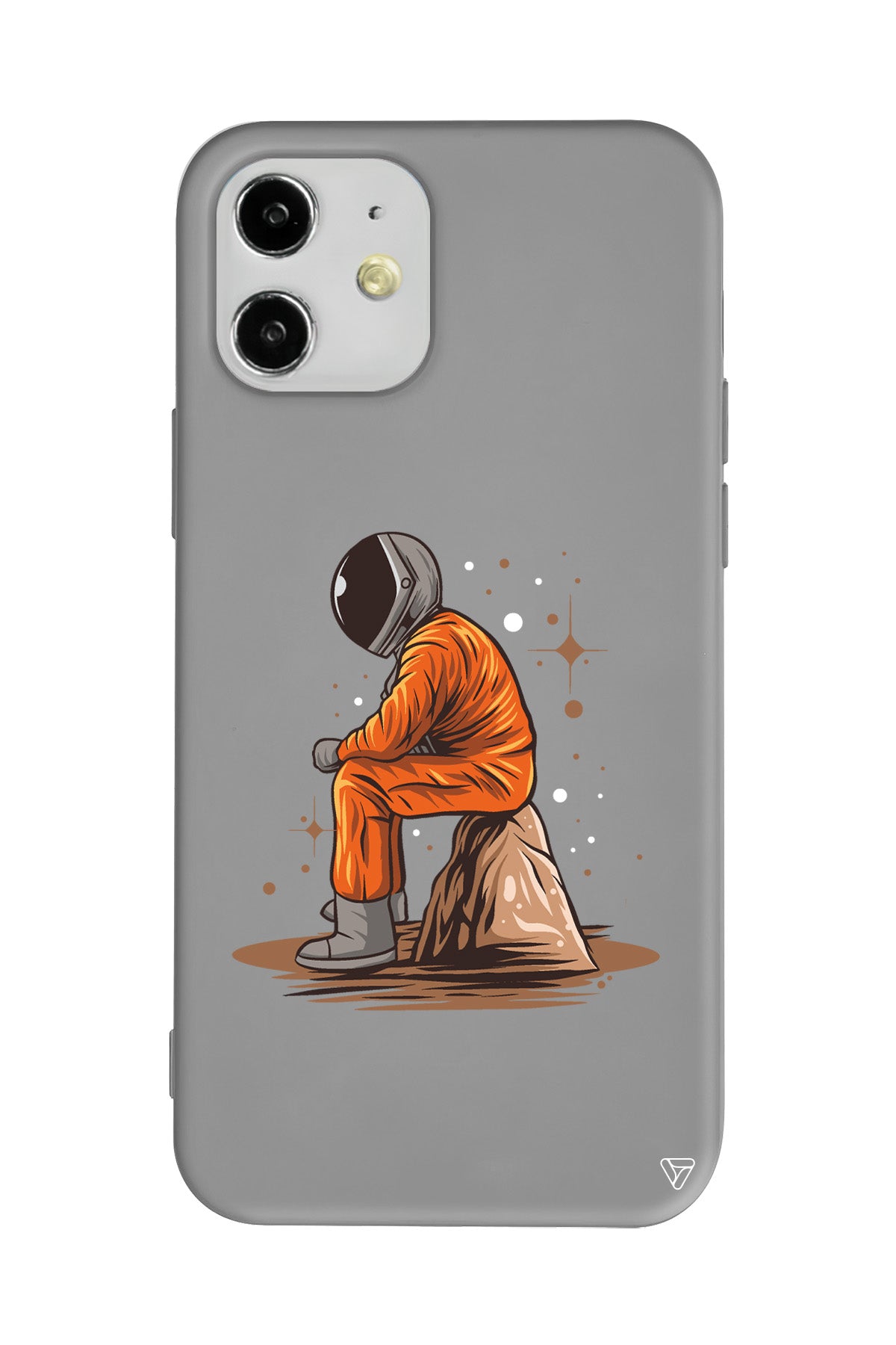 Alone Lansman Model İçi Kadife Silikon Telefon Kılıfı