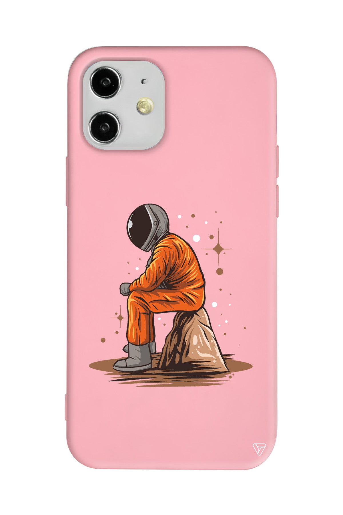 Alone Lansman Model İçi Kadife Silikon Telefon Kılıfı