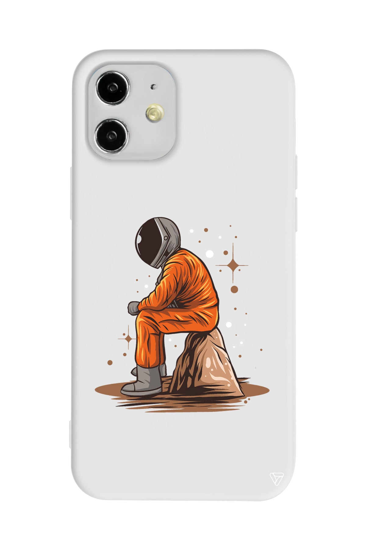 Alone Lansman Model İçi Kadife Silikon Telefon Kılıfı