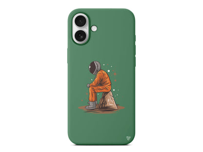 Alone Lansman Model İçi Kadife Silikon Telefon Kılıfı