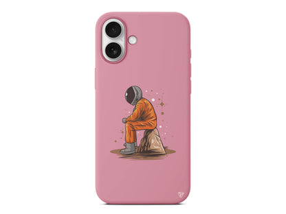 Alone Lansman Model İçi Kadife Silikon Telefon Kılıfı