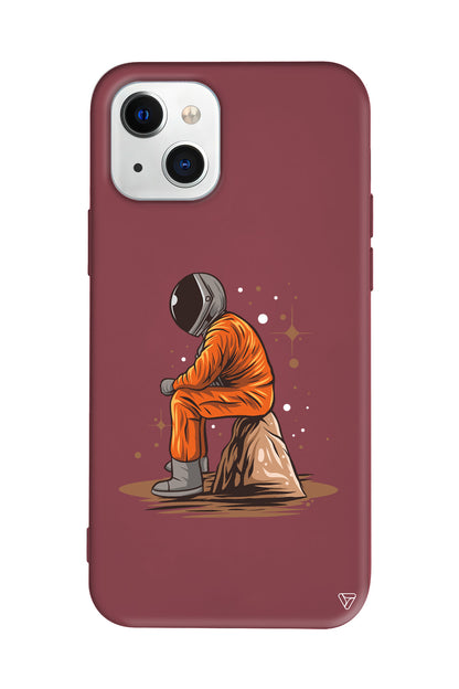 Alone Lansman Model İçi Kadife Silikon Telefon Kılıfı