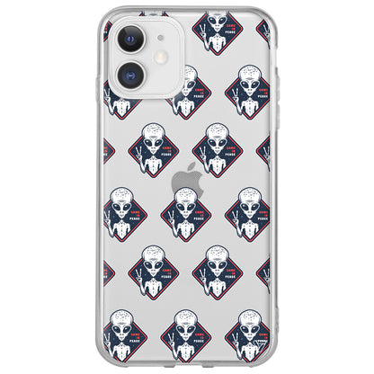 Aliens Lansman Model İçi Kadife Silikon Telefon Kılıfı