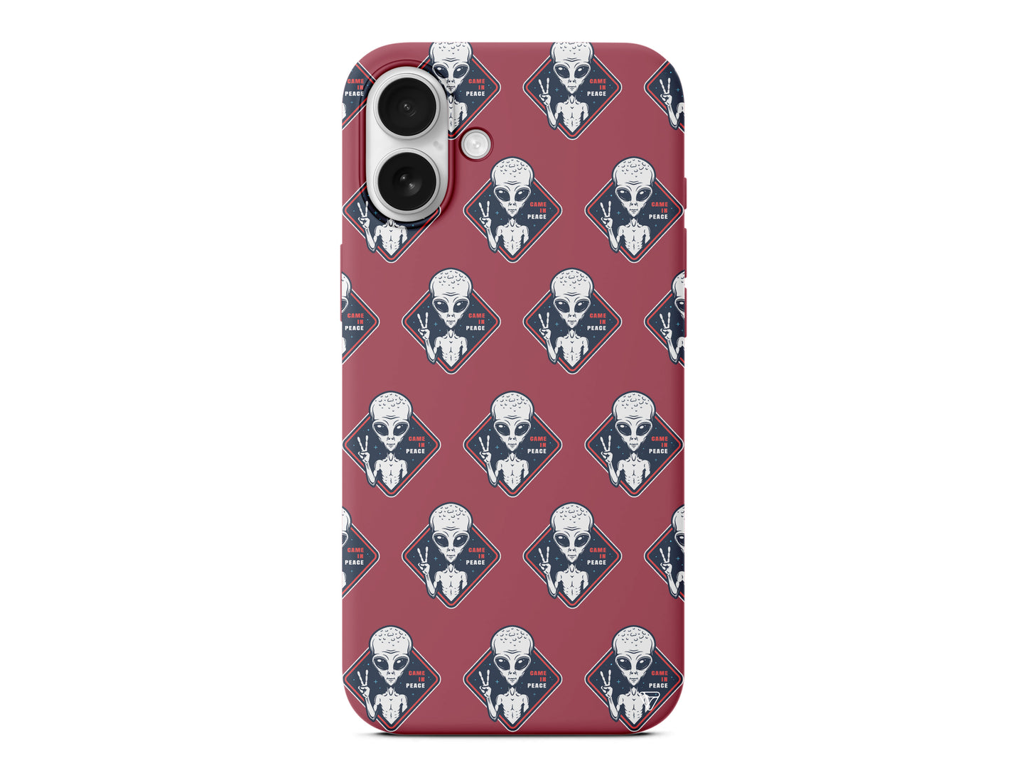 Aliens Lansman Model İçi Kadife Silikon Telefon Kılıfı