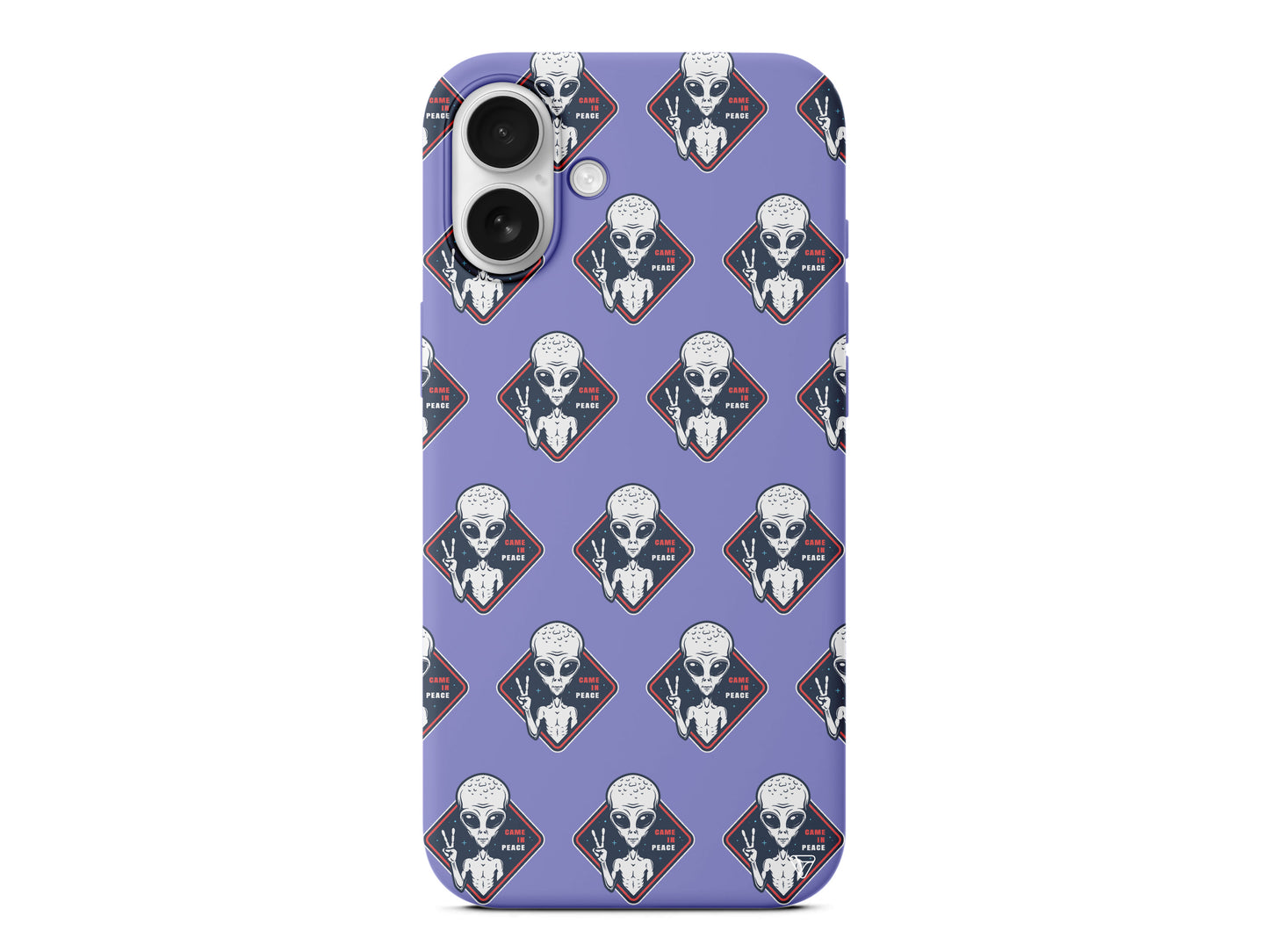 Aliens Lansman Model İçi Kadife Silikon Telefon Kılıfı