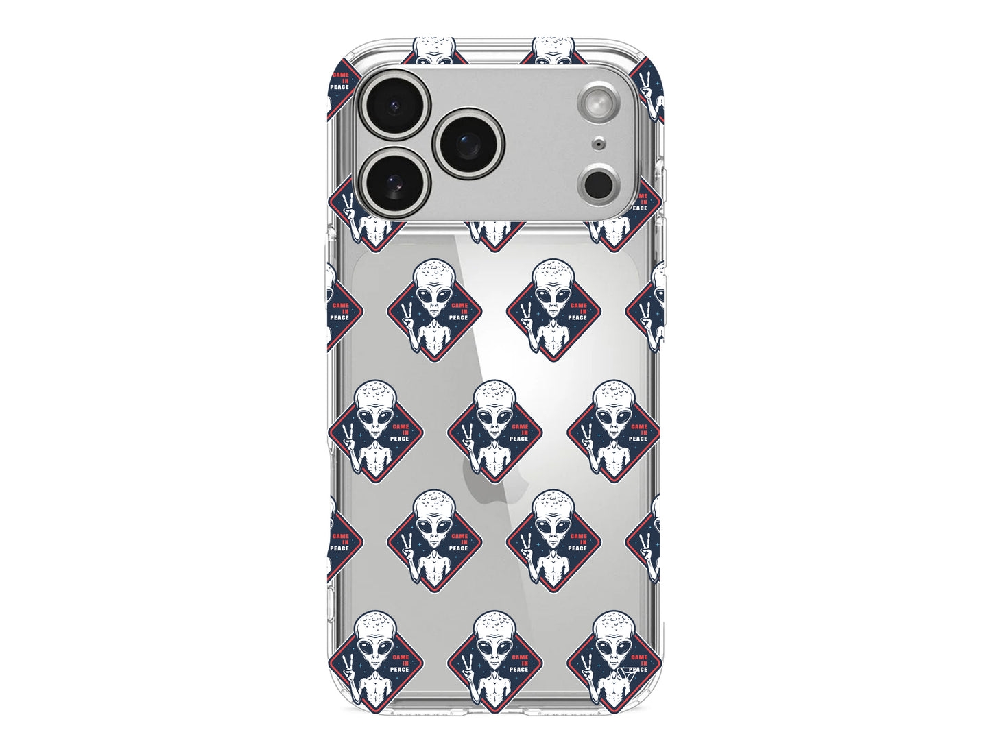 Aliens Lansman Model İçi Kadife Silikon Telefon Kılıfı