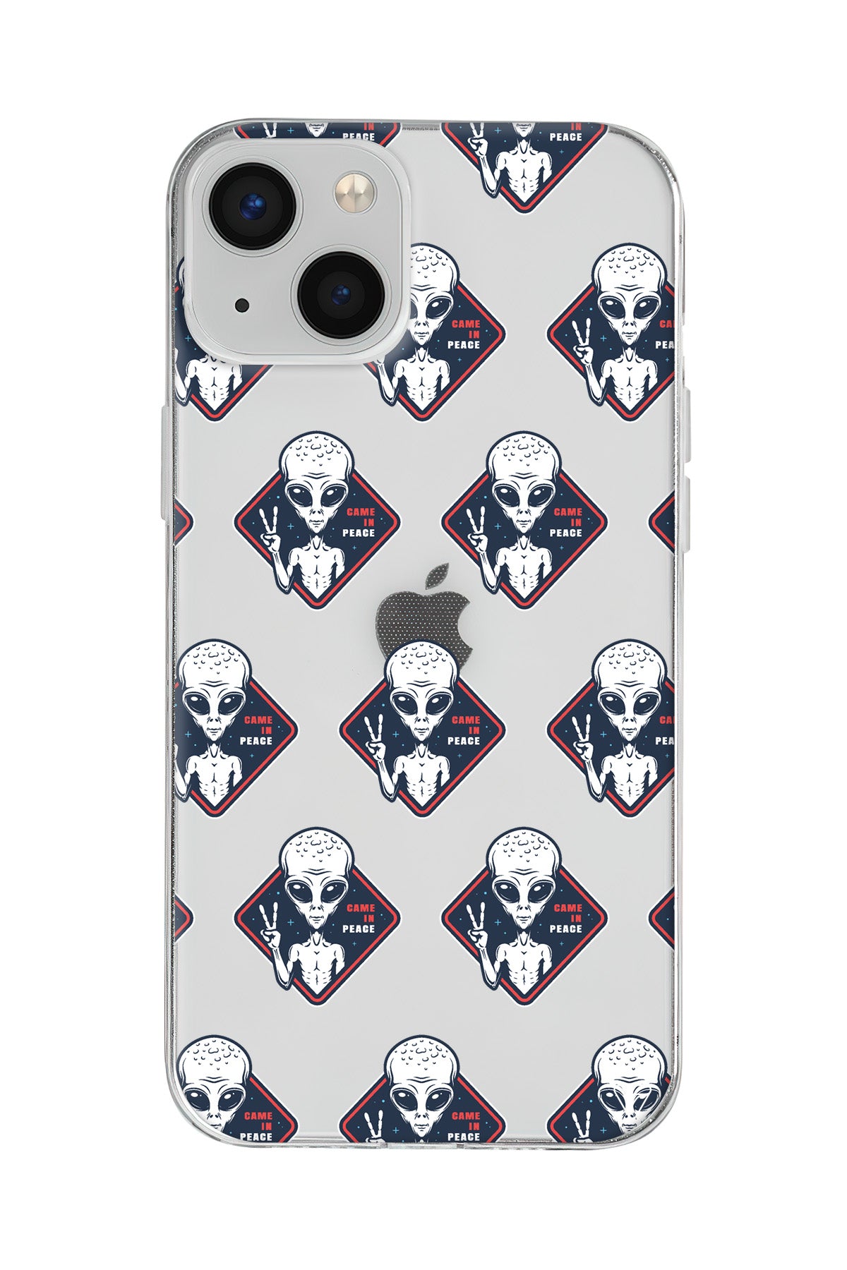 Aliens Lansman Model İçi Kadife Silikon Telefon Kılıfı