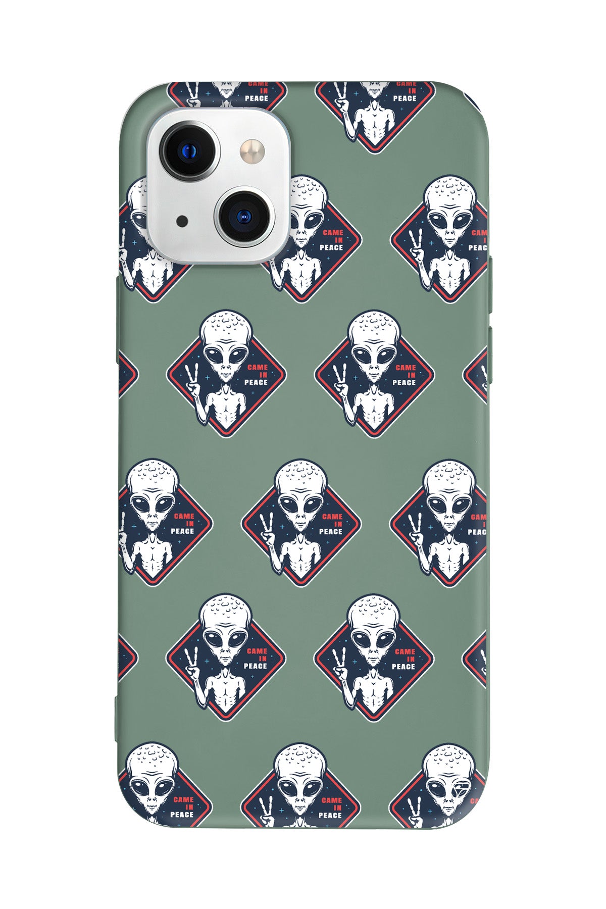 Aliens Lansman Model İçi Kadife Silikon Telefon Kılıfı