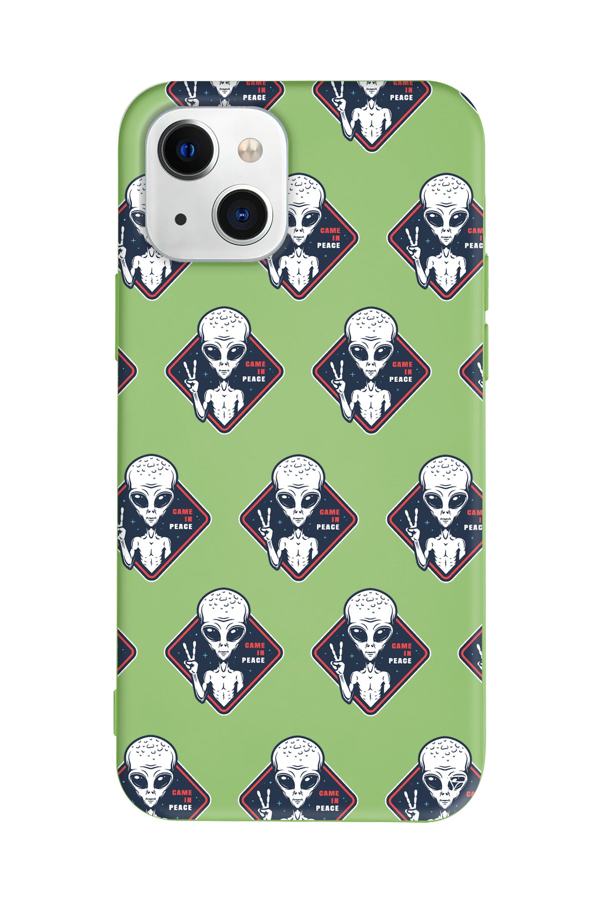 Aliens Lansman Model İçi Kadife Silikon Telefon Kılıfı