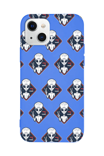 Aliens Lansman Model İçi Kadife Silikon Telefon Kılıfı