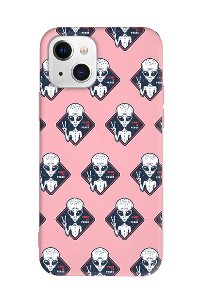 Aliens Lansman Model İçi Kadife Silikon Telefon Kılıfı – Plus Serisine Özel