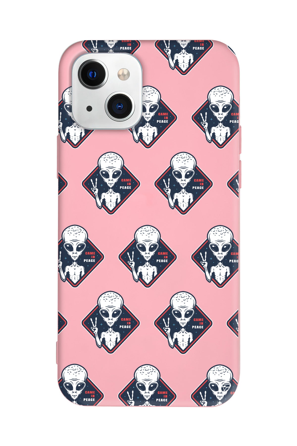 Aliens Lansman Model İçi Kadife Silikon Telefon Kılıfı