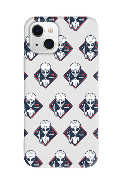 Aliens Lansman Model İçi Kadife Silikon Telefon Kılıfı – Plus Serisine Özel