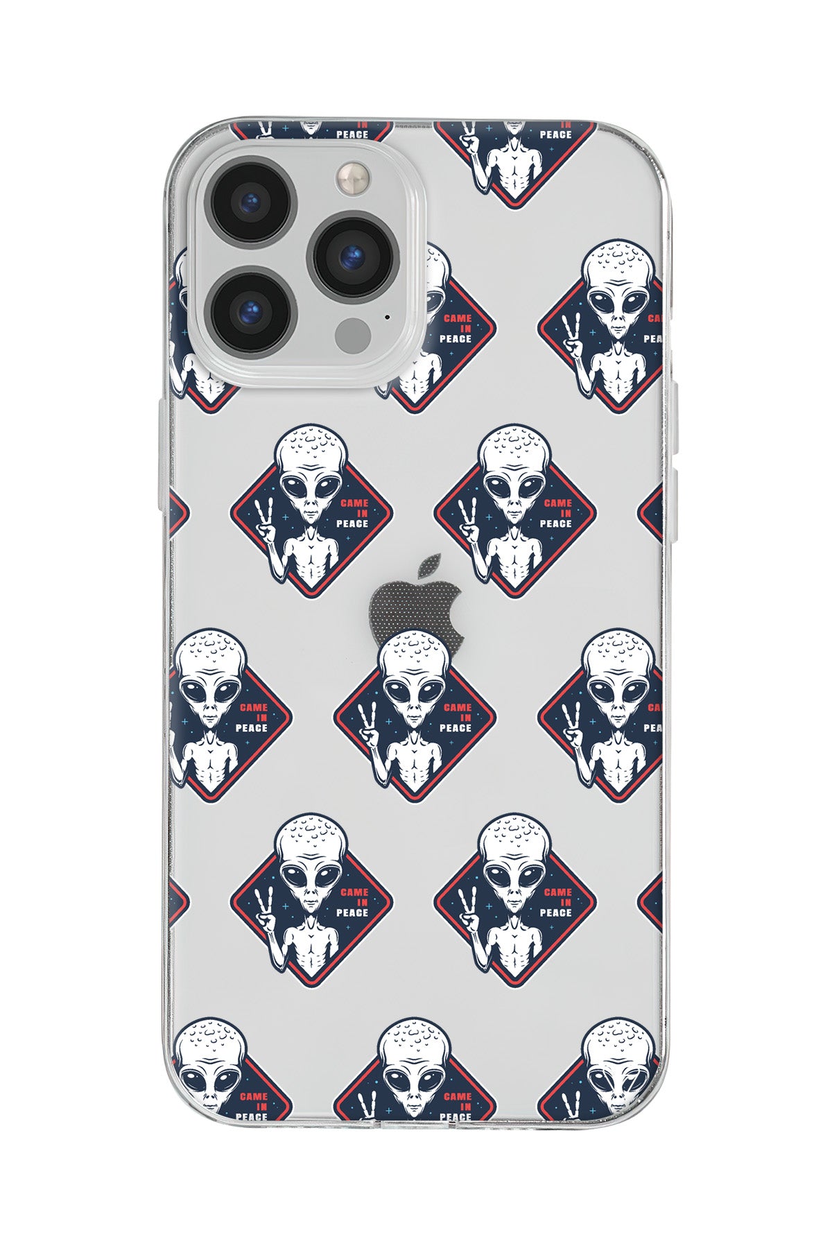 Aliens Lansman Model İçi Kadife Silikon Telefon Kılıfı