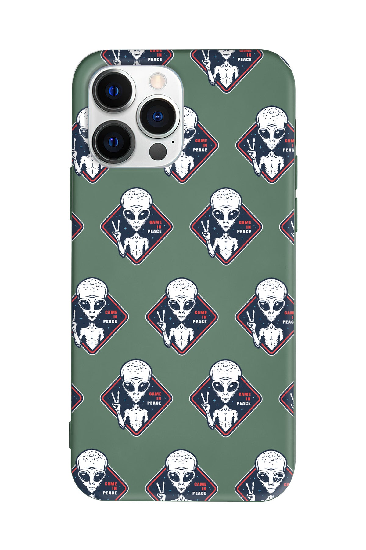 Aliens Lansman Model İçi Kadife Silikon Telefon Kılıfı