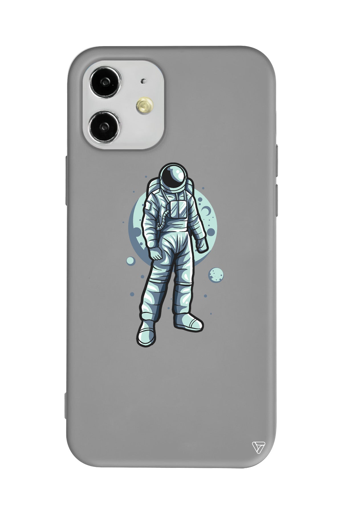 Astronot Lansman Model İçi Kadife Silikon Telefon Kılıfı