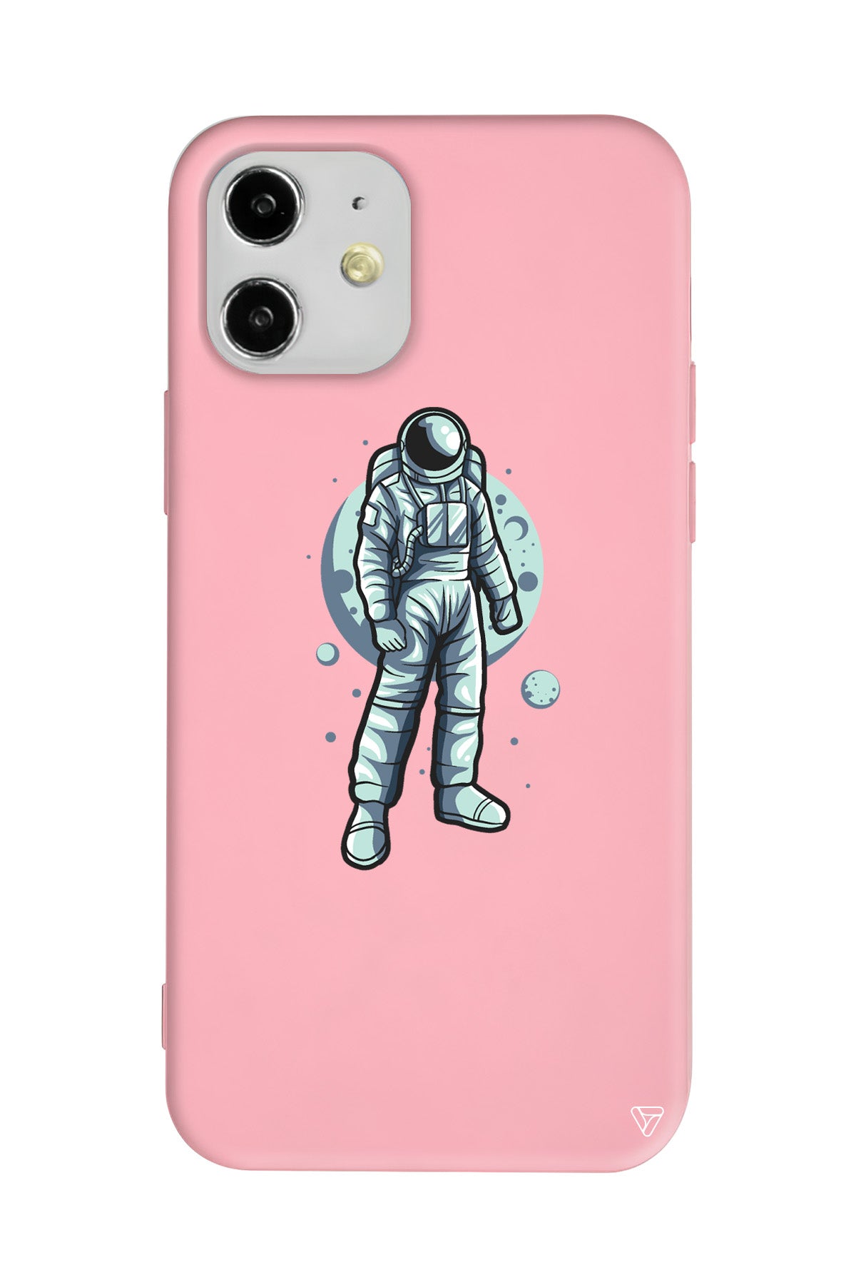 Astronot Lansman Model İçi Kadife Silikon Telefon Kılıfı