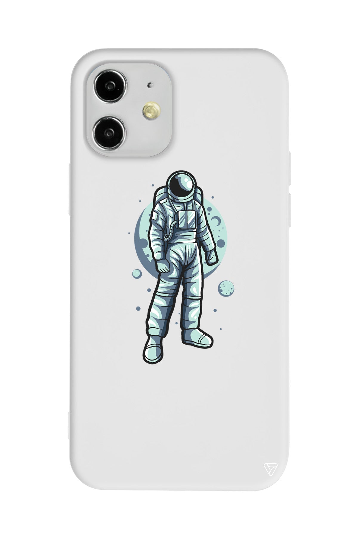 Astronot Lansman Model İçi Kadife Silikon Telefon Kılıfı