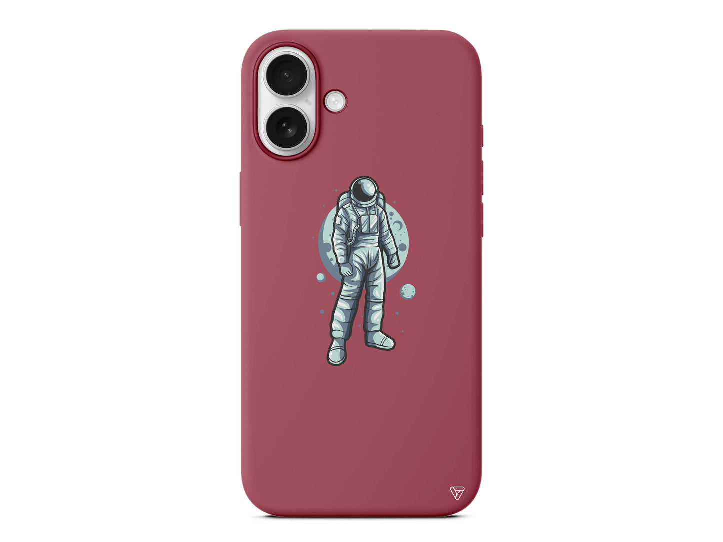 Astronot Lansman Model İçi Kadife Silikon Telefon Kılıfı