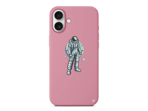 Astronot Lansman Model İçi Kadife Silikon Telefon Kılıfı – Plus Serisine Özel