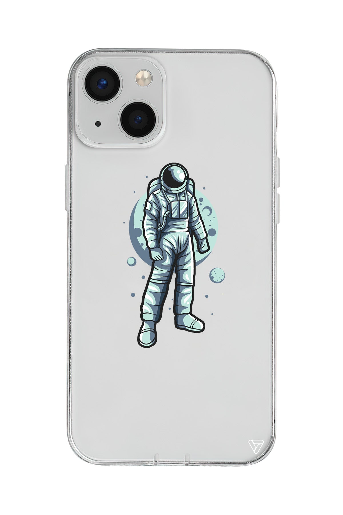 Astronot Lansman Model İçi Kadife Silikon Telefon Kılıfı