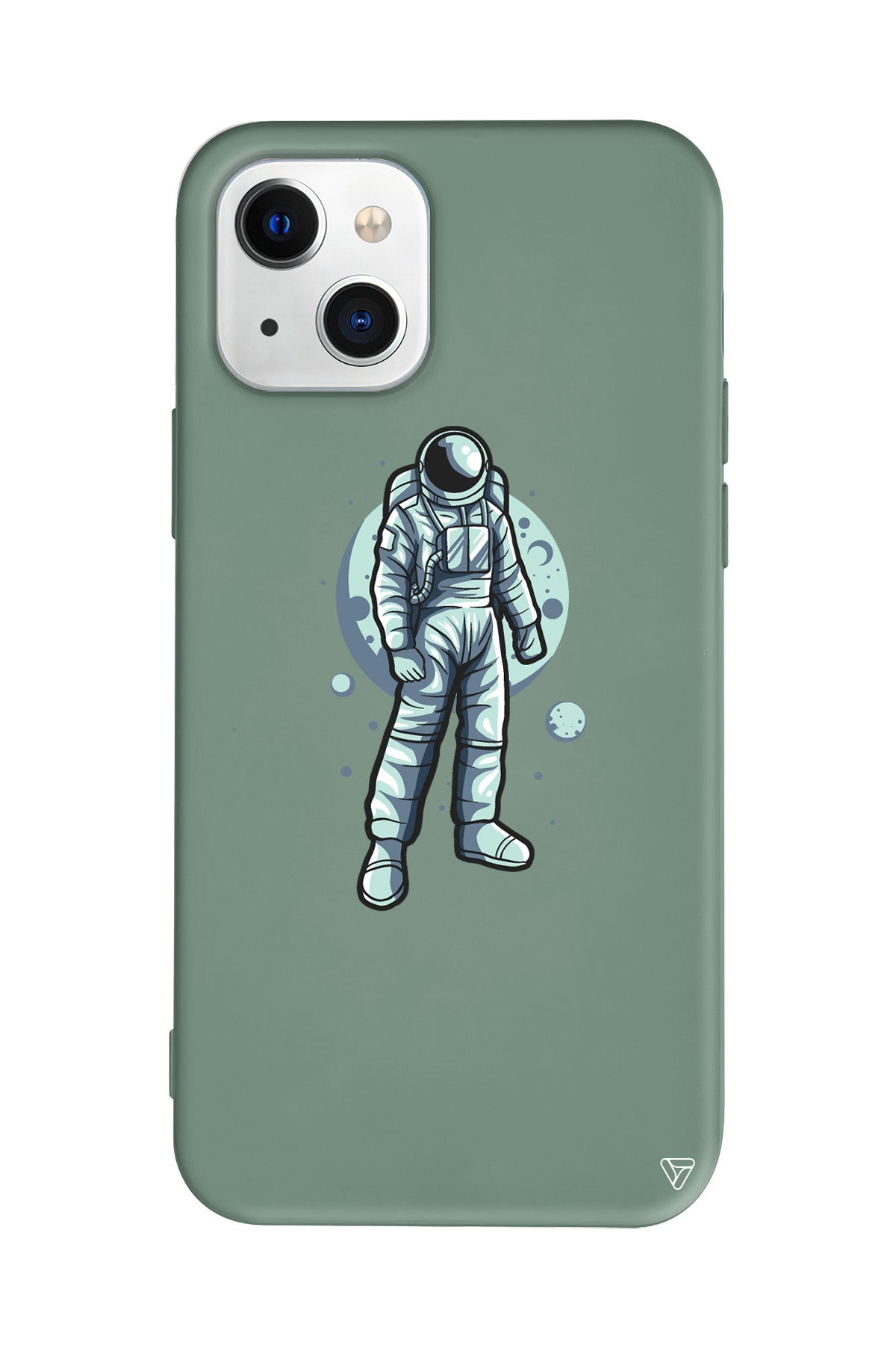 Astronot Lansman Model İçi Kadife Silikon Telefon Kılıfı