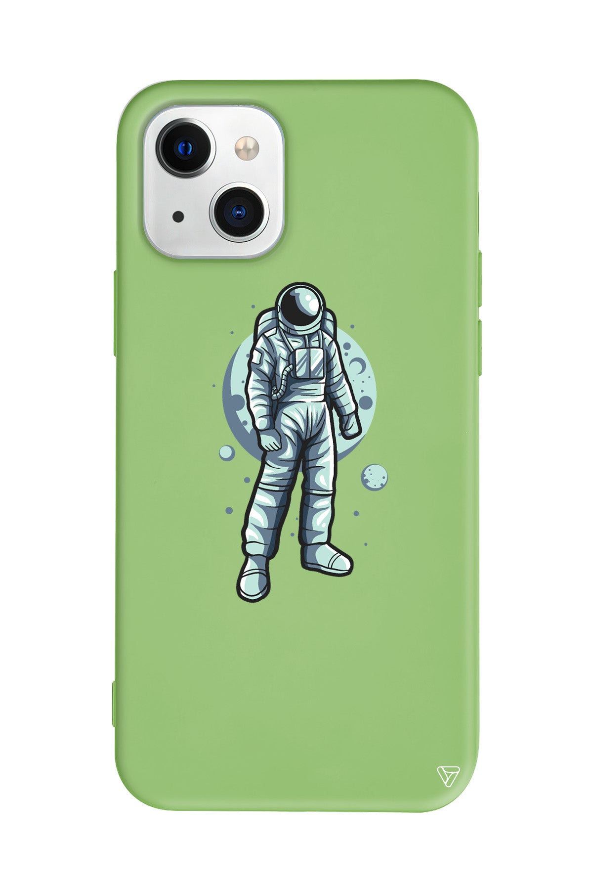 Astronot Lansman Model İçi Kadife Silikon Telefon Kılıfı