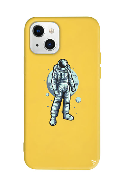 Astronot Lansman Model İçi Kadife Silikon Telefon Kılıfı – Plus Serisine Özel