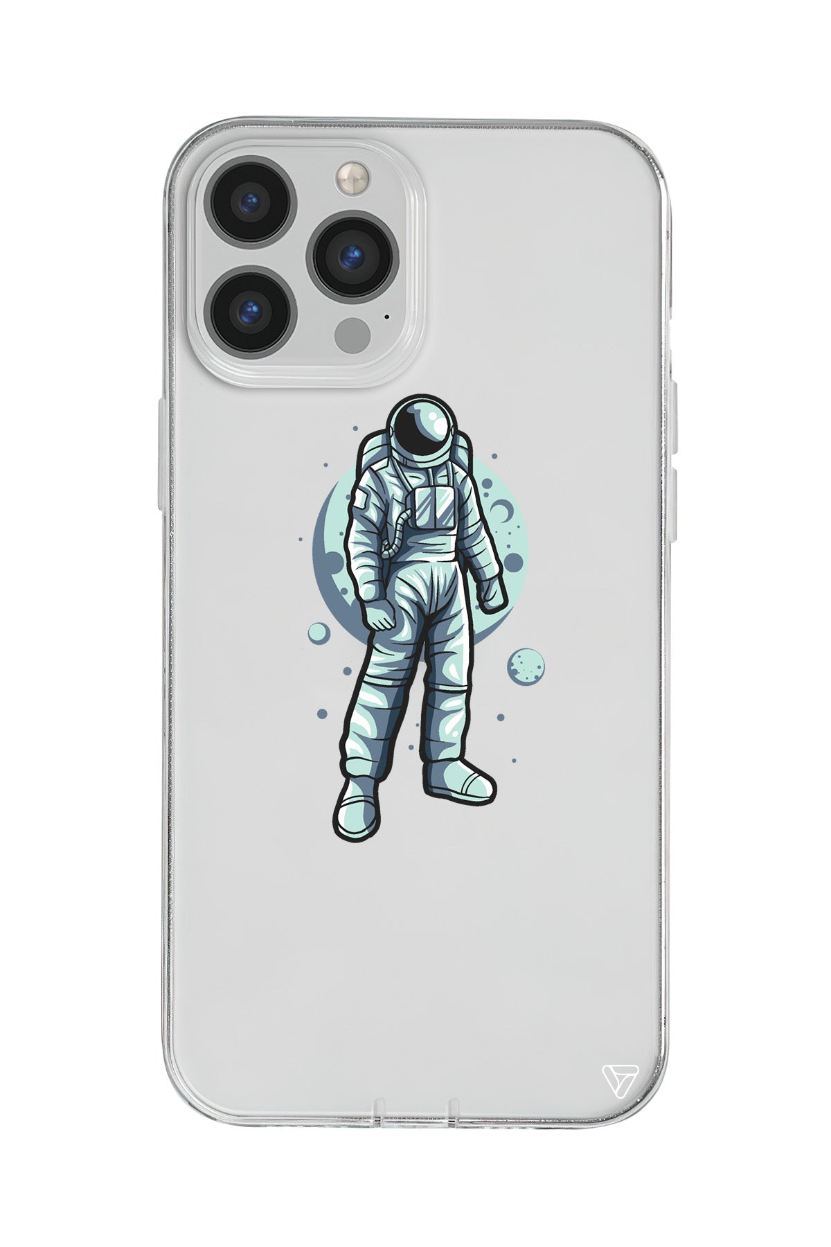 Astronot Lansman Model İçi Kadife Silikon Telefon Kılıfı