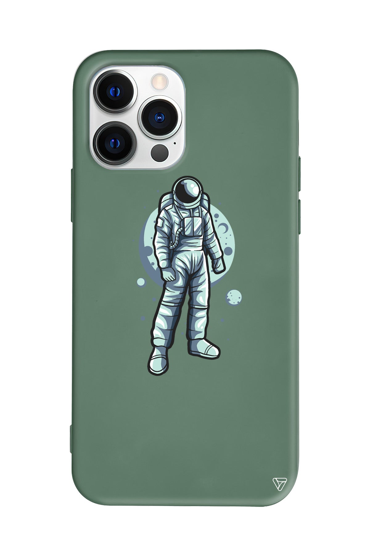 Astronot Lansman Model İçi Kadife Silikon Telefon Kılıfı