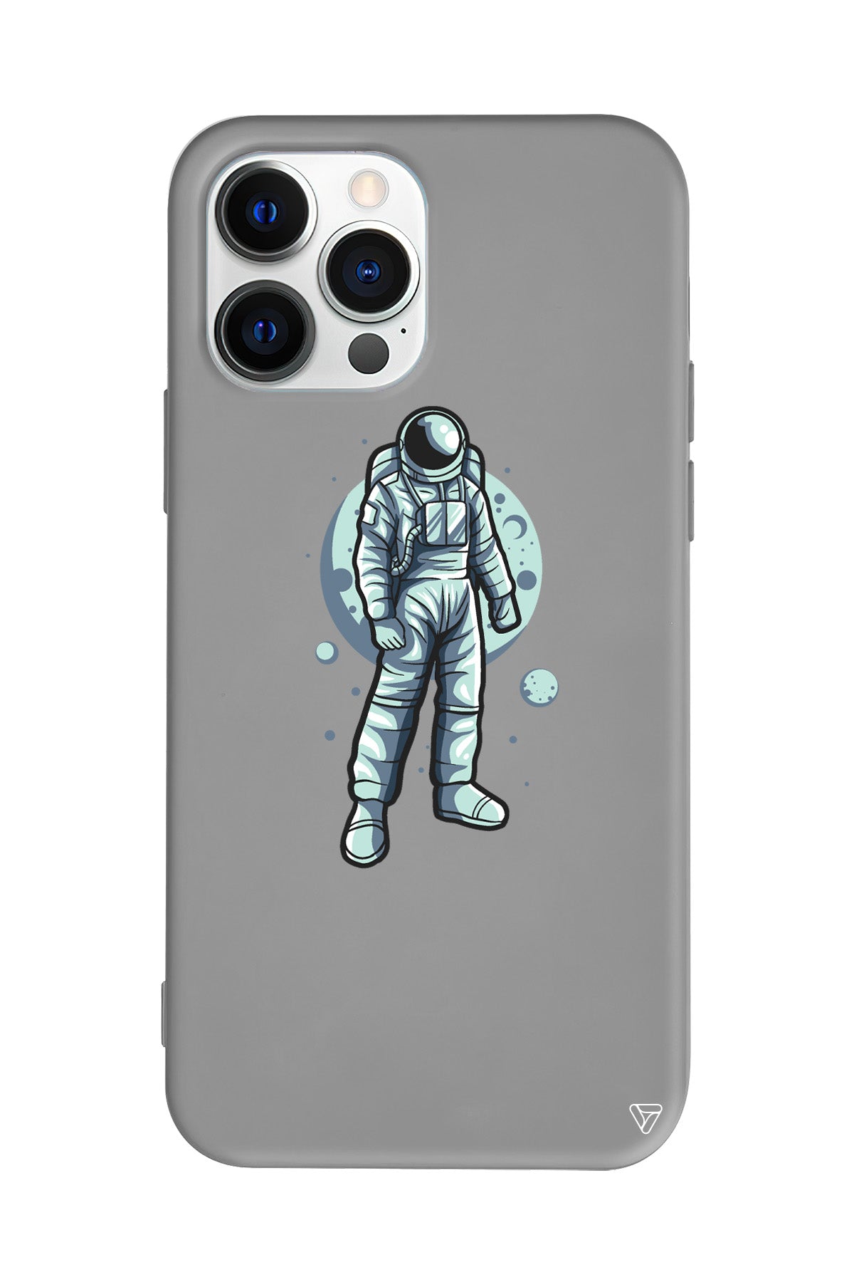 Astronot Lansman Model İçi Kadife Silikon Telefon Kılıfı