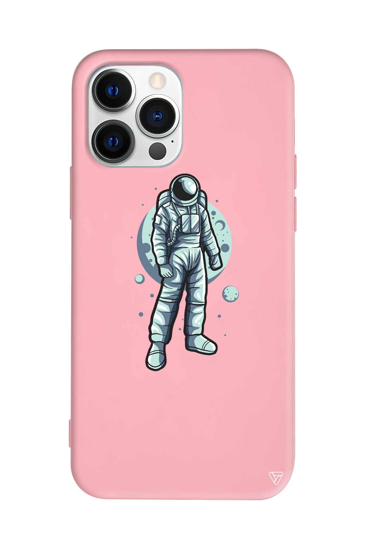 Astronot Lansman Model İçi Kadife Silikon Telefon Kılıfı